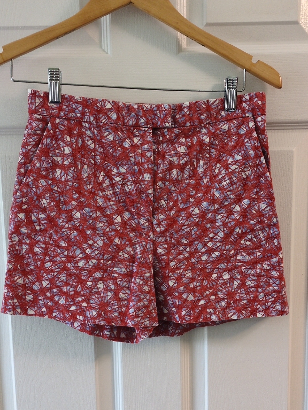 Cos Red Bermuda Shorts